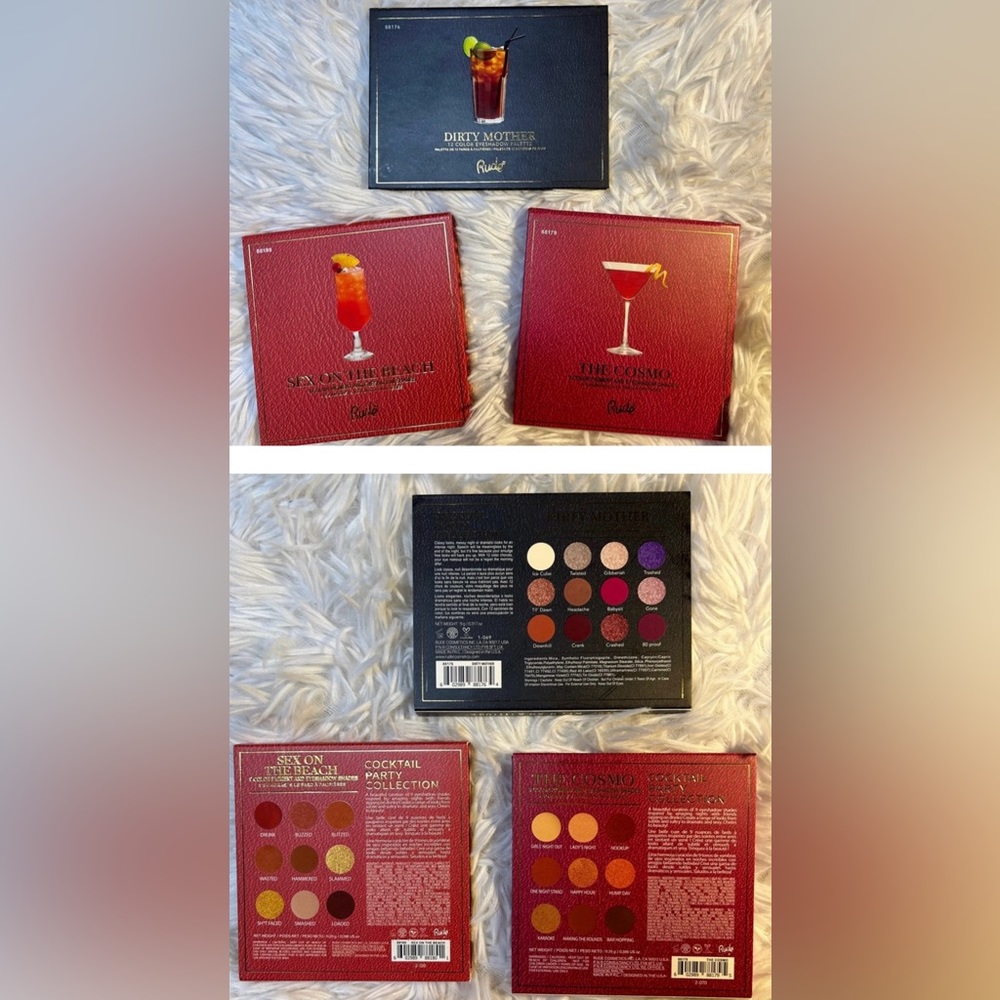 Rude Cosmetics Cocktail Party Palette Bundle